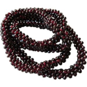 Garnet Seed Necklace